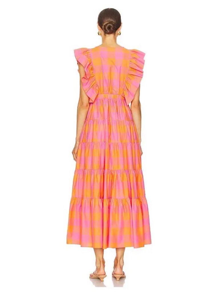 Sundress Shandrani Gingham Maxi Dress — image 3 of 8